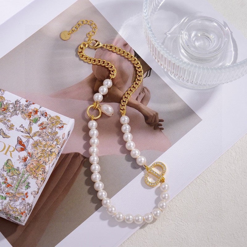 18K Dior 30 Montaigne Pearls Necklace