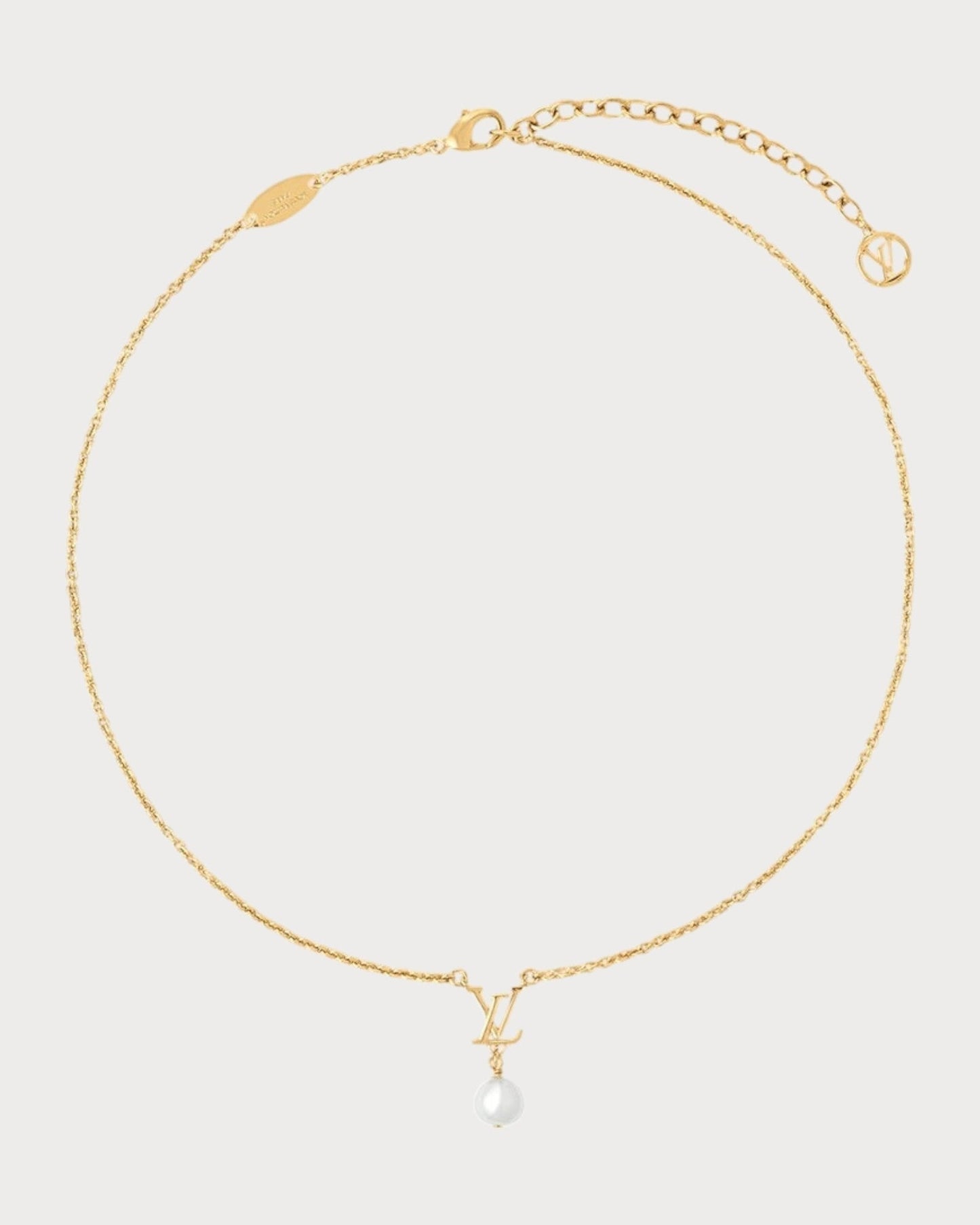 LOUIS VUITTON M01623 LV Iconic Louisa Necklace Metal(Gold)