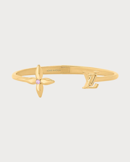 LOUIS VUITTON M1441S Louisette Signature Bracelet Metal(2 Colors)