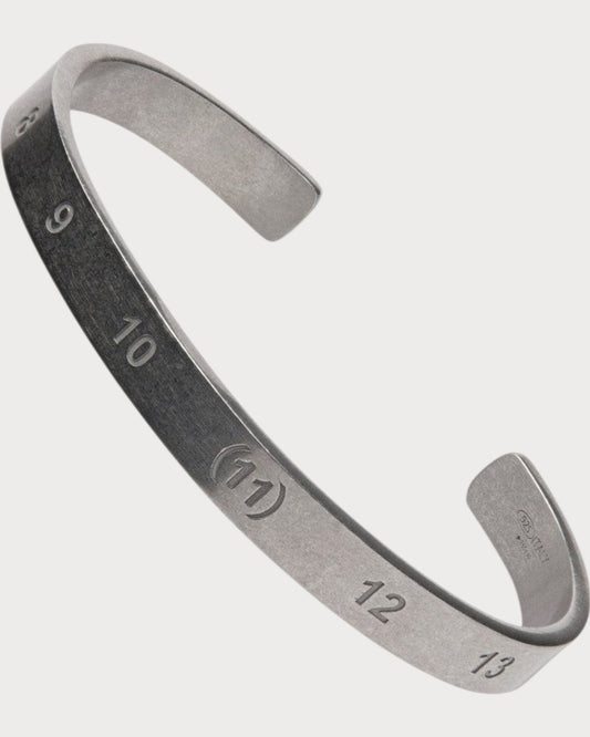 MAISON MARGIELA MM Numerical Cuff Bracelet(Silver)
