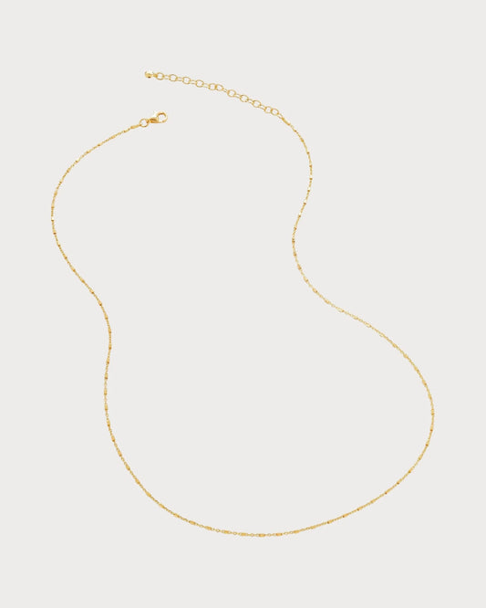 MONICA VINADER 18ct Yellow Gold-Plated Vermeil Sterling-Silver Station Chain Necklace(Gold)