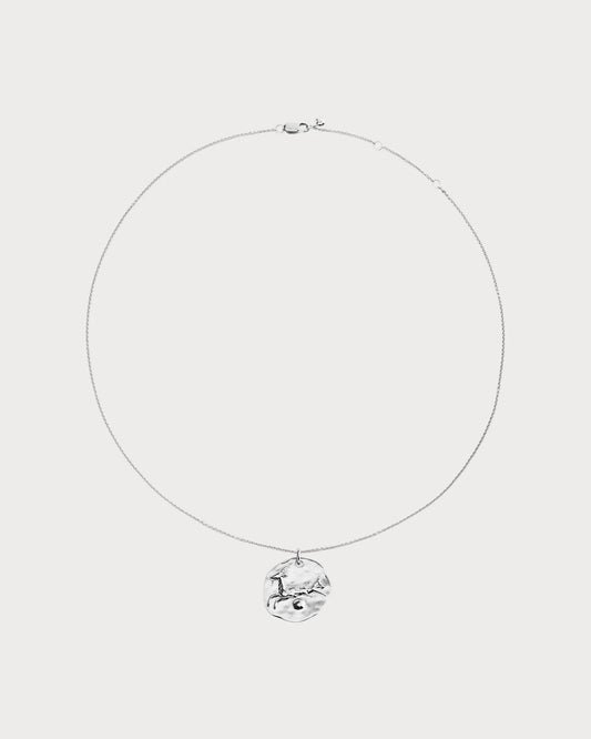 MONICA VINADER Capricorn Zodiac Sterling-Silver Pendant Necklace(Silver)