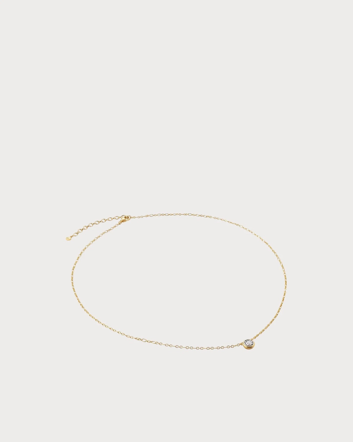 MONICA VINADER Essentials Lab-Grown Diamond Gold Vermeil Necklace(Large/Gold)