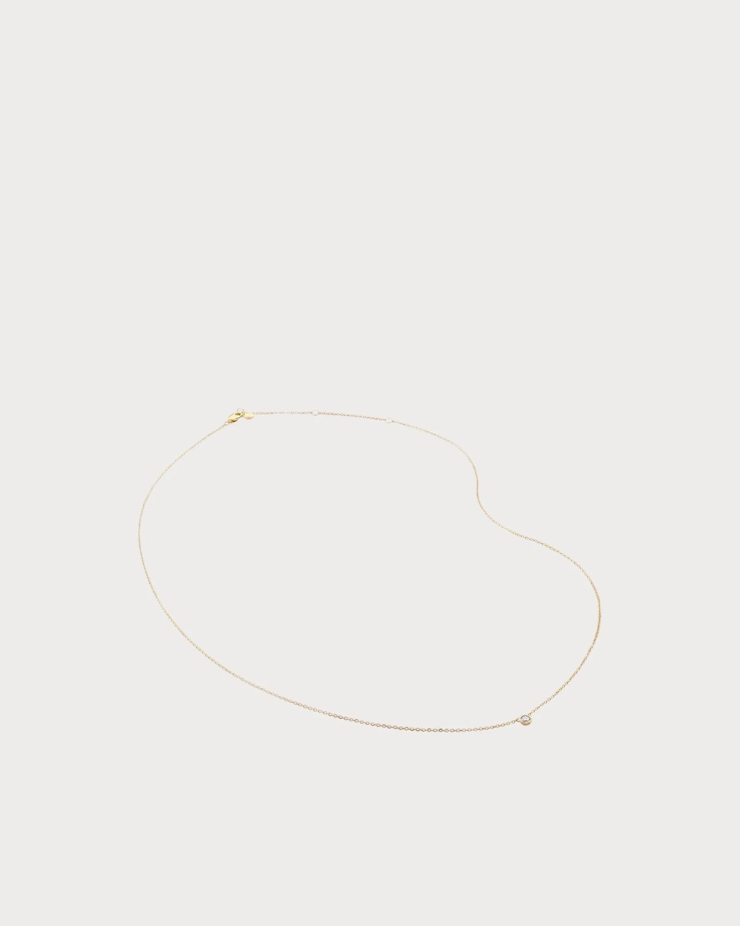MONICA VINADER Lab-Grown Diamond Necklace 925 Silver(Gold)