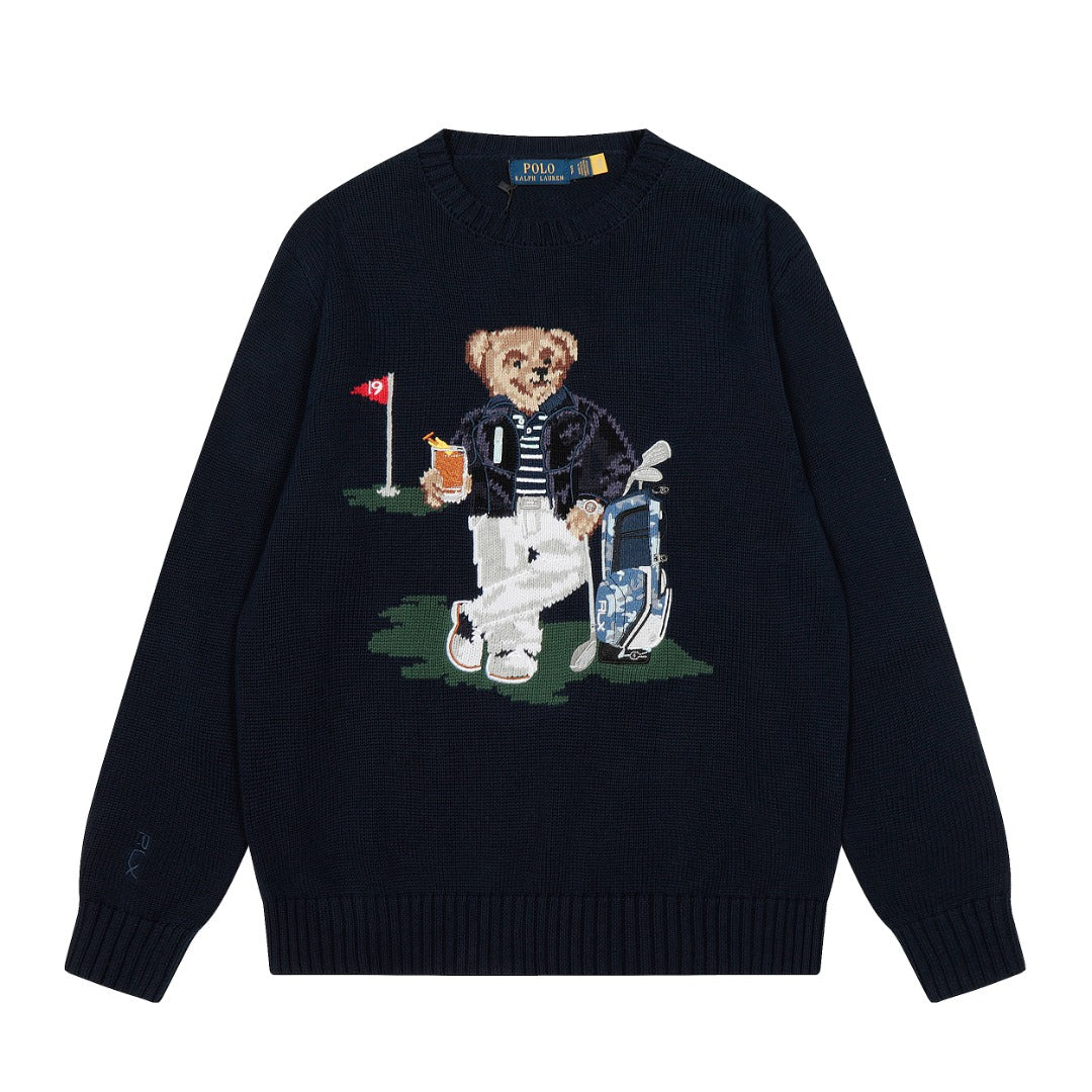 Ralph Lauren Bear Golf Knitted Sweater – Autumn/Winter Collection