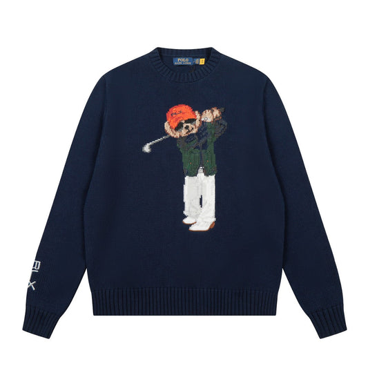 Ralph Lauren Bear Golf Knitted Sweater – Autumn/Winter Collection