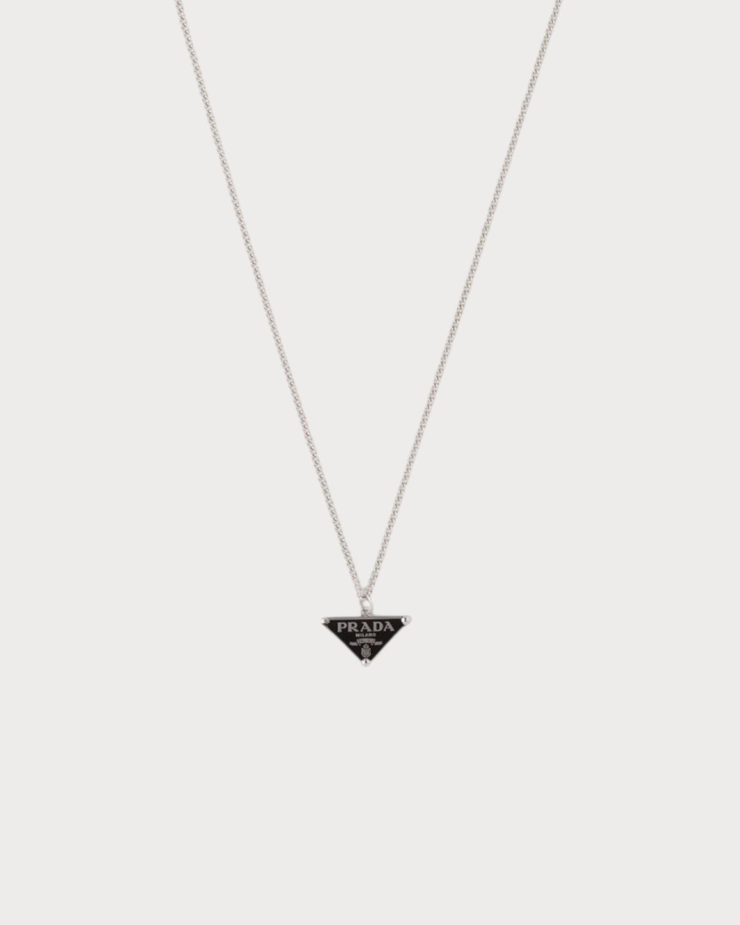 PRADA 1JCA43 Prada Symbole Necklace(Silver)