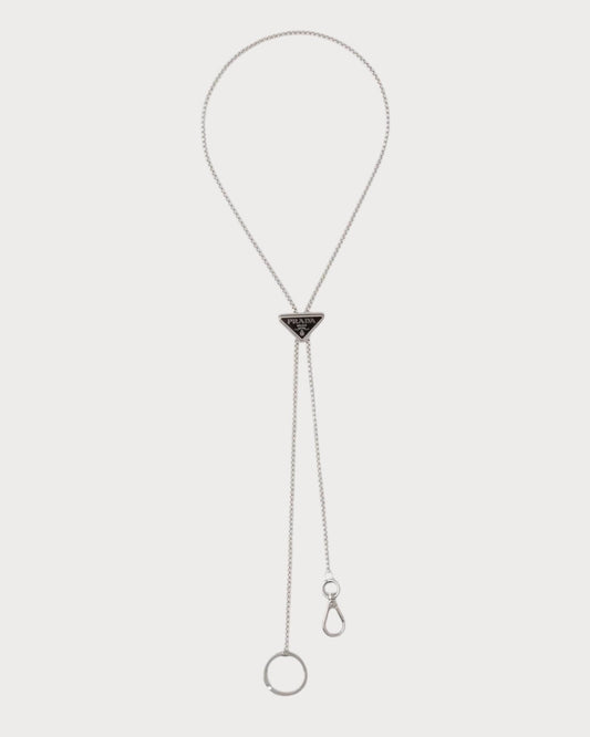 PRADA 1PS052 Metal Keychain Necklace(3 Colors)