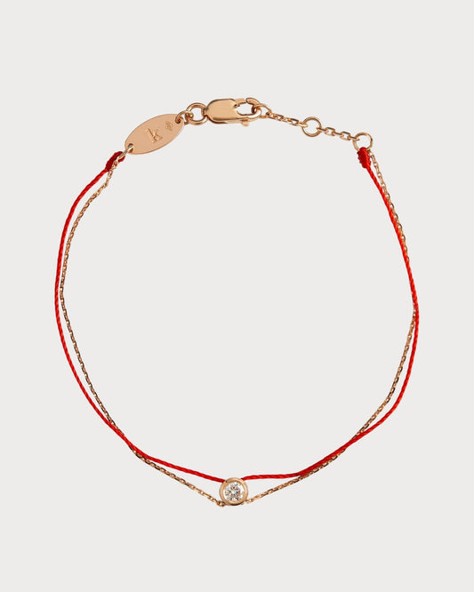 REDLINE Rose Gold and Diamond Pure Elegant Bracelet(Rose Gold)