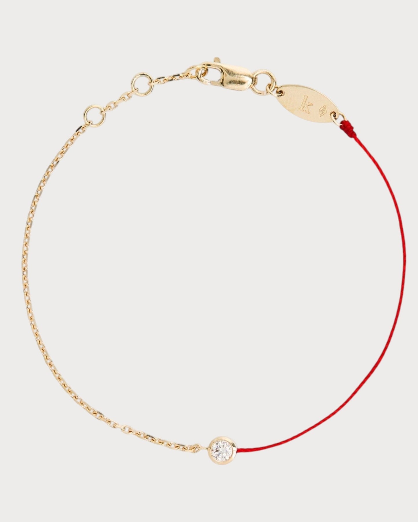 REDLINE Rose Gold and Diamond Pure Half-Chain Bracelet(3 Colors)