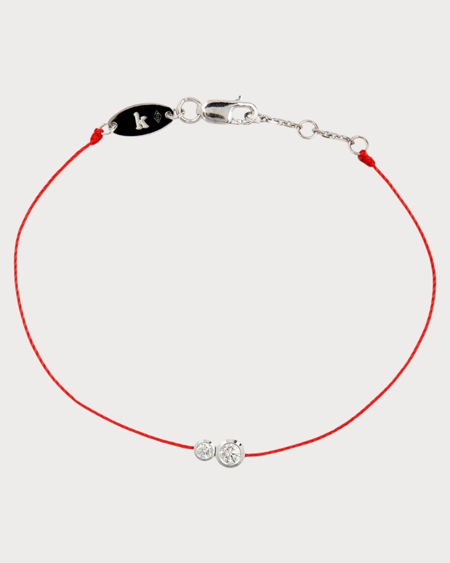 REDLINE White Gold and Diamond Infinite Double Bracelet(3 Colors)
