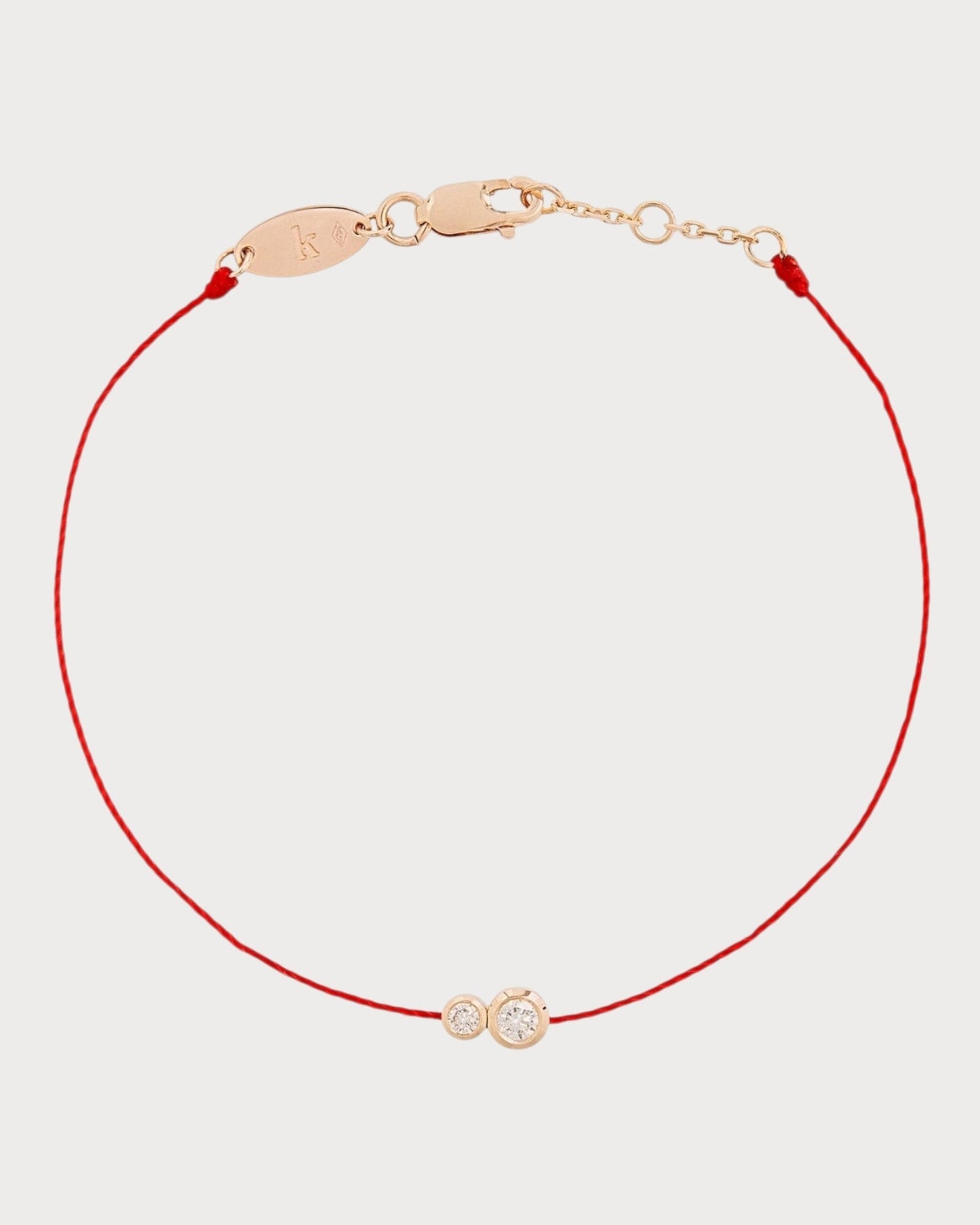 REDLINE White Gold and Diamond Infinite Double Bracelet(3 Colors)
