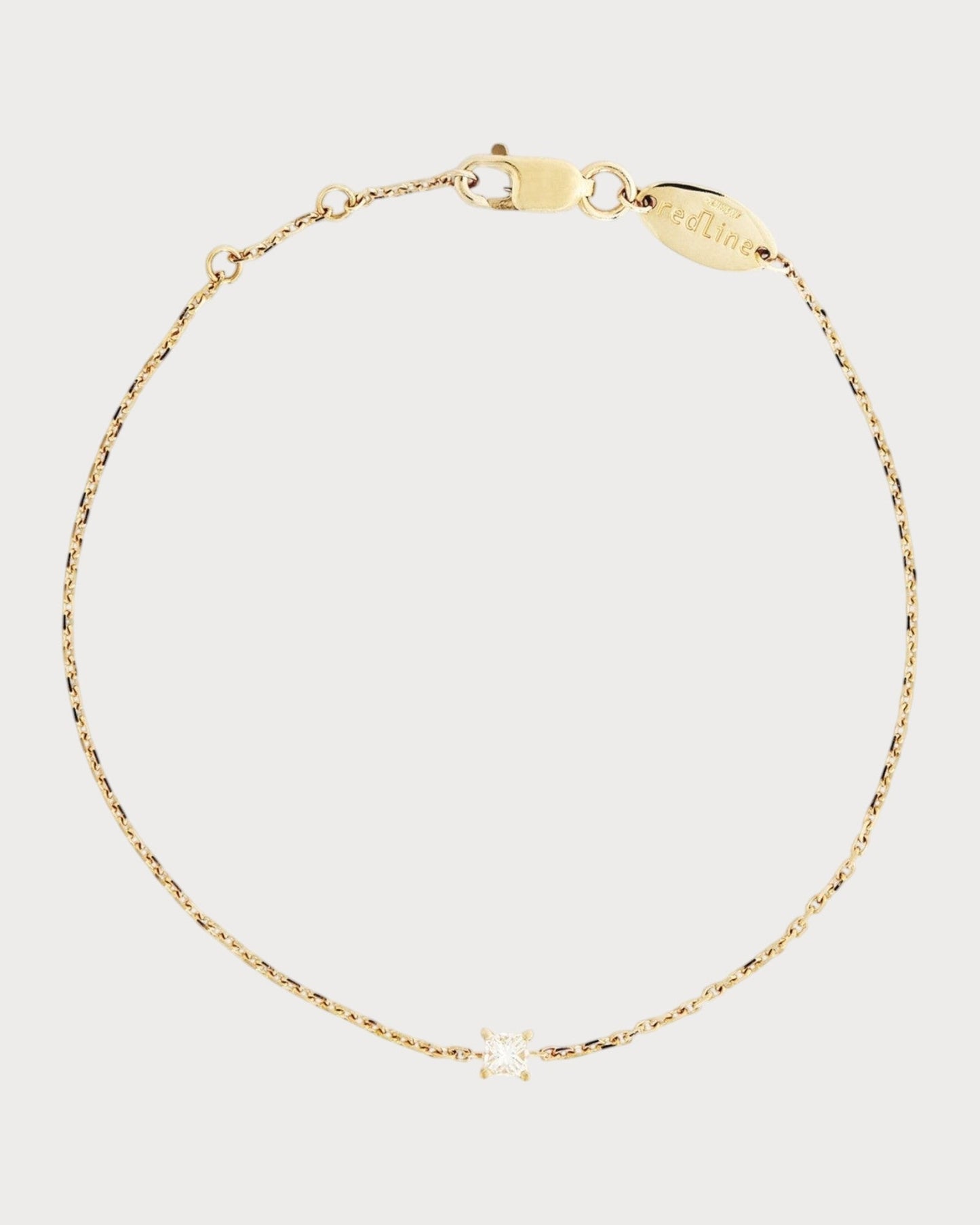 REDLINE White Gold and Diamond Princesse Bracelet(3 Colors)