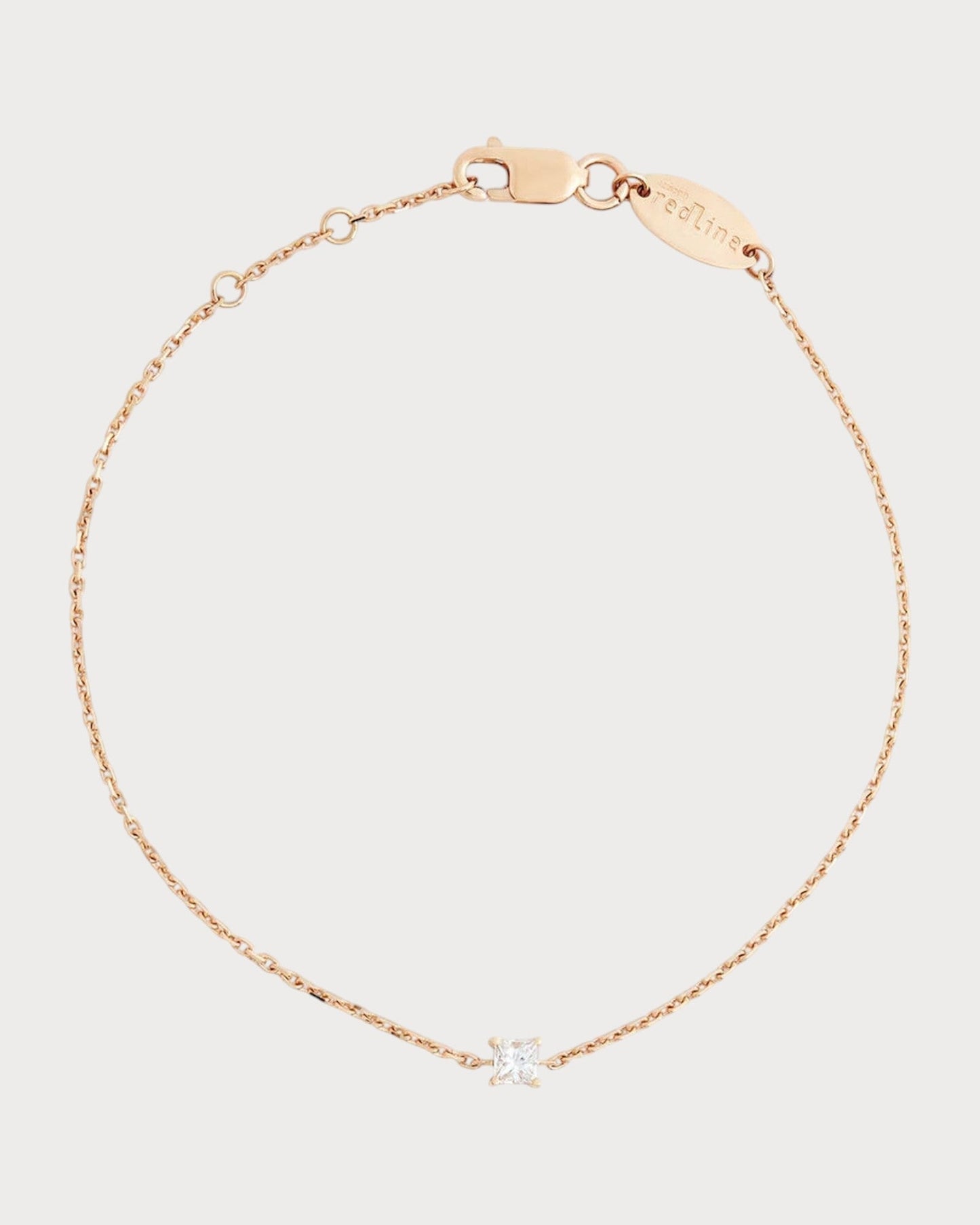 REDLINE White Gold and Diamond Princesse Bracelet(3 Colors)