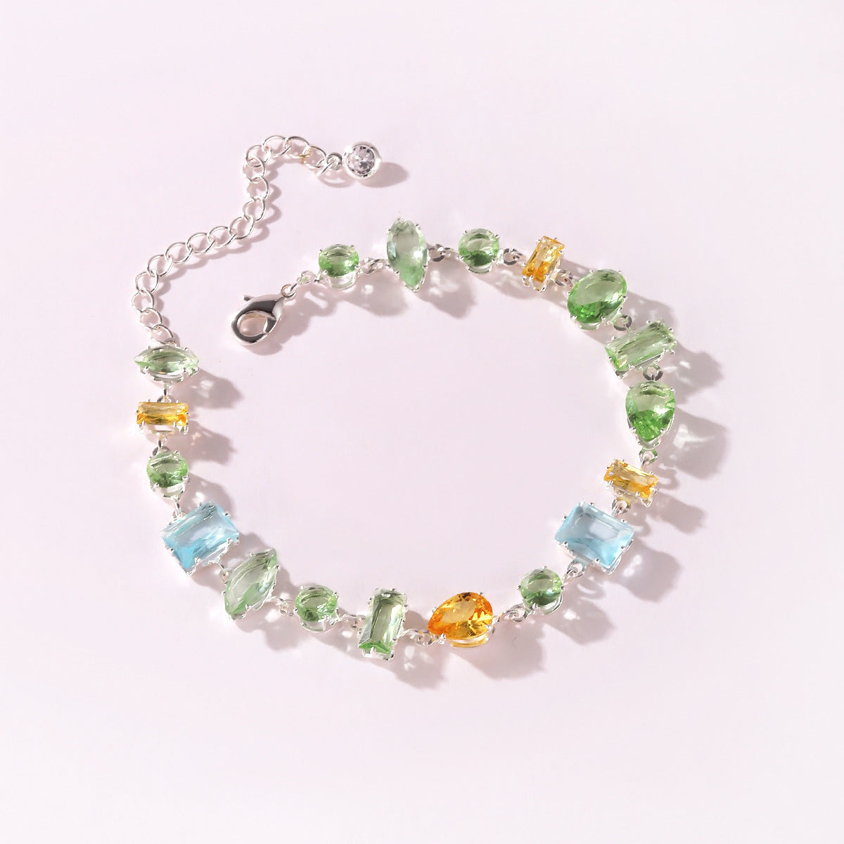 Colorful Multi-Cut Gema Bracelet
