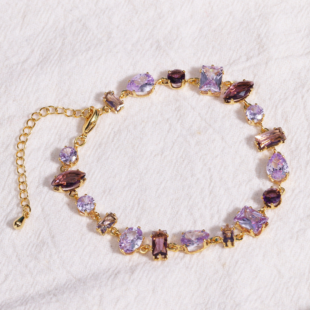 Colorful Multi-Cut Gema Bracelet