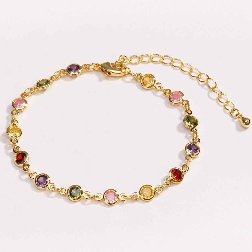 Vibrant Multi-Cut Gema Bracelet