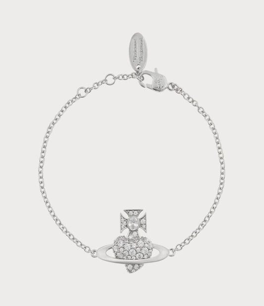 VIVIENNE WESTWOOD Agnatha Bracelet Brass(Silver)