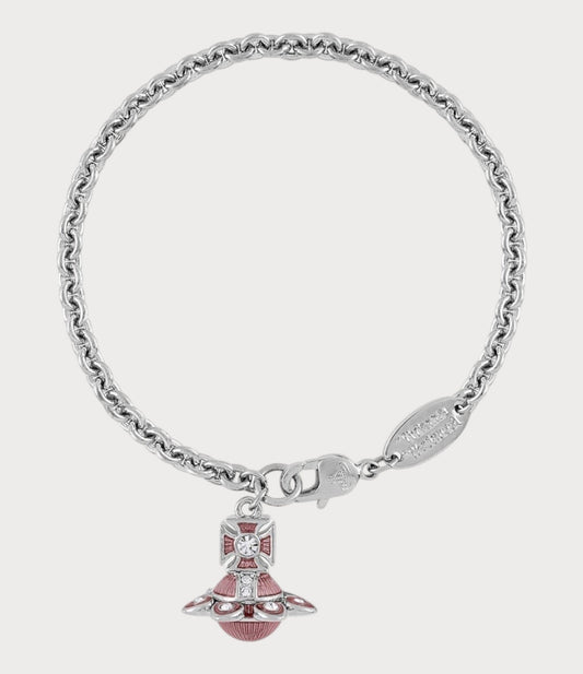 VIVIENNE WESTWOOD Capucine Platinum Bracelet Brass(Silver)