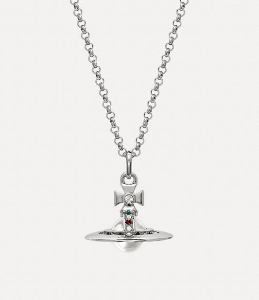 VIVIENNE WESTWOOD New Tiny Orb Pendant Necklace Brass(Many)