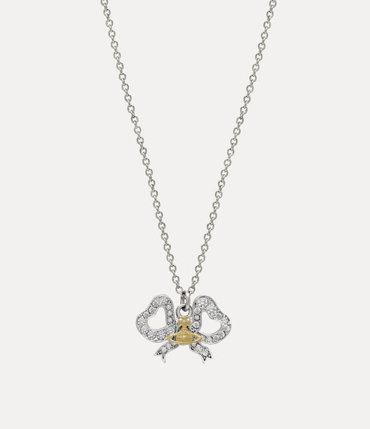 VIVIENNE WESTWOOD Rigoberta Pendant Necklace Brass(Silver)