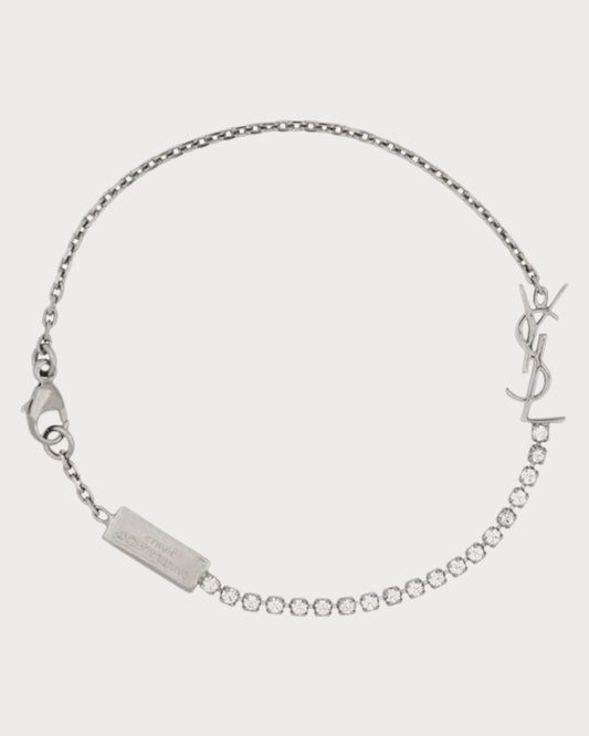 YSL SAINT LAURENT Cassandre Charm Bracelet Brass(2 Colors)